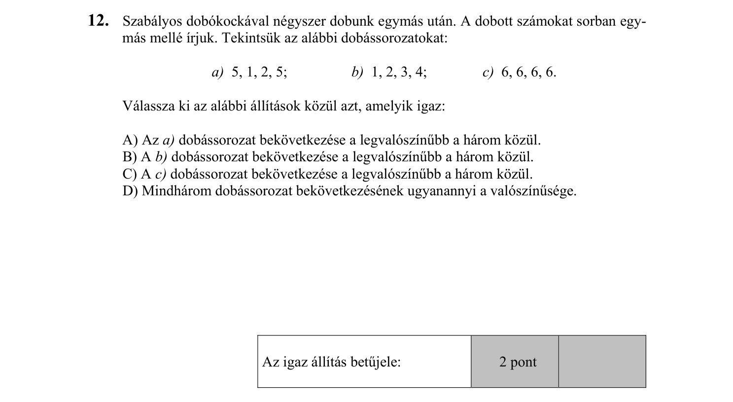 12. feladat