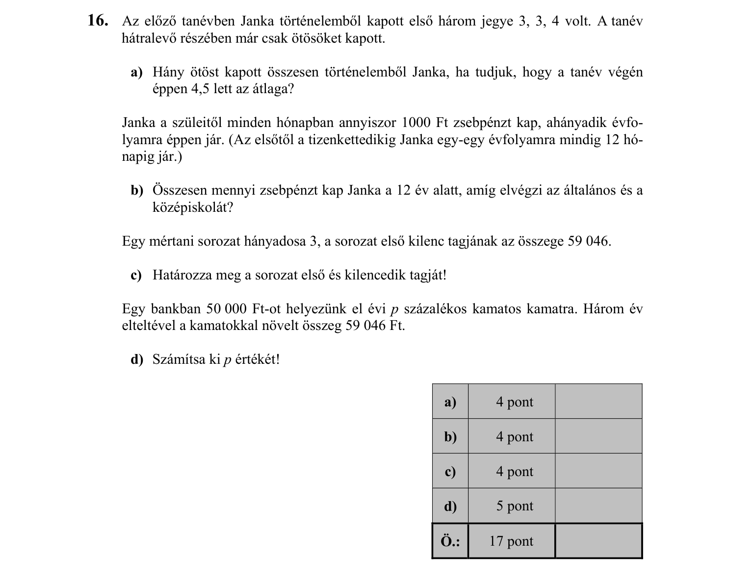 16. feladat