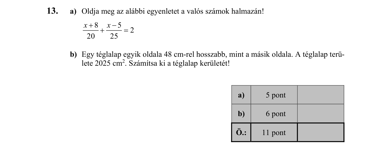 13. feladat
